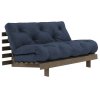 383982 4 tmave modra dvoumistna rozkladaci pohovka karup design roots 140 cm s hnedou konstrukci