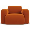 397829 terakotove cervene sametove kreslo windsor co lola