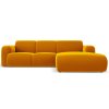 397990 zluta sametova rohova pohovka windsor co lola 250 cm prava