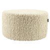 Bézs kárpitozott Vista puff 60 cm