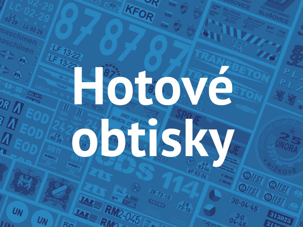Hotové obtisky