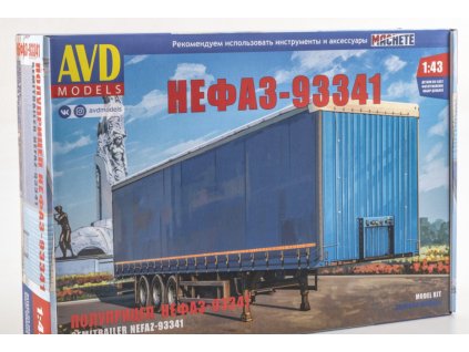 Návěs NEFAZ 93341 | 1:43 | AVD