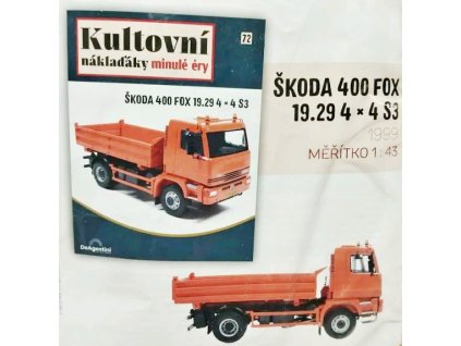 ŠKODA 400 Fox 19.29 4x4 S3 (1999) | 1:43 | Kultovní náklaďáky minulé éry [PŘEDOBJEDNÁVKA]