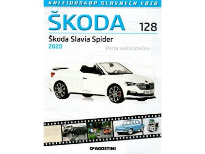 ŠKODA Slavia Spider (2020) | 1:43 | Kaleidoskop slavných vozů Škoda [PŘEDOBJEDNÁVKA]