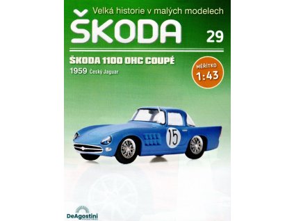 ŠKODA 1100 OHC Coupé (1959) |1:43 | Velká historie v malých modelech Škoda [PŘEDOBJEDNÁVKA]