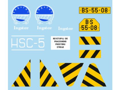 111 Autorýpadlo, autojeřáb, cisterna (Verze HSC-5 Ingstav)