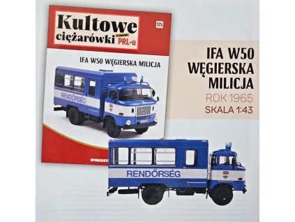 IFA W50 Rendörség | 1:43 | Kultowe Ciężarówki z epoki PRL [PŘEDOBJEDNÁVKA]