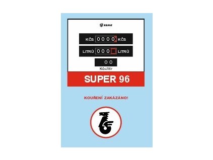 Aršík doplňky diorama (Verze Tankovací stojan (Super 96))