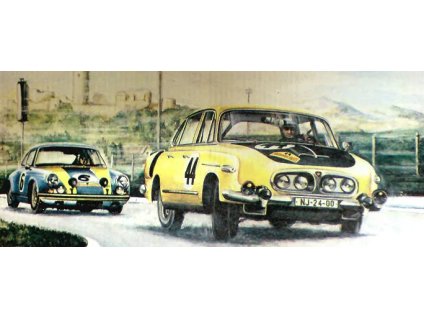 TATRA 603-2 B5 Marathon de la Route 1966 #44 | 1:43 | Autocult