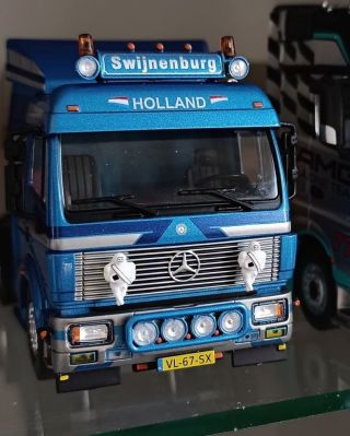 🚛 Mercedes-Benz SK 1838 | 1:43 The Mercedes-Benz SK 1838 truck from the Truck Tuning Collection in a detailed model...