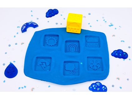 Obtiskávací kostka Počasí