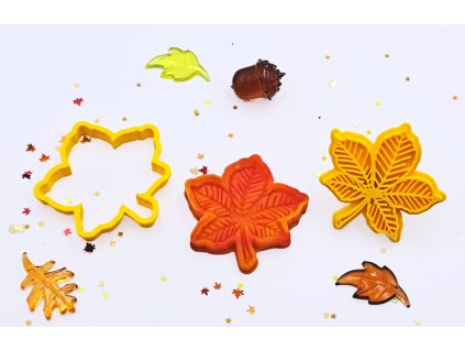 Vykrajovátko Kaštanový list