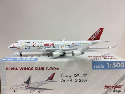 B747-400 Herpa Wings Club