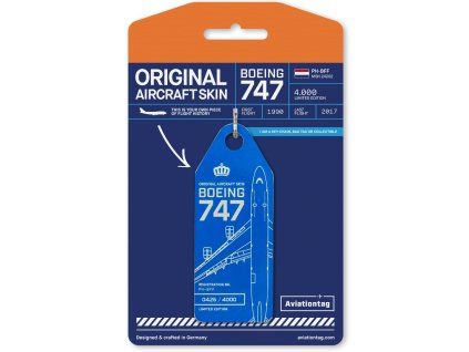 39119 avt051 klm ph bff cardboard blue