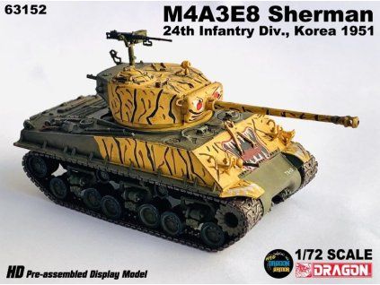 M4A3E8 Sherman US Army 24th Infantry Div., Korea 1951