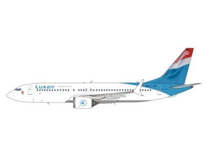 B737 MAX 8 Luxair "2023s" Colors