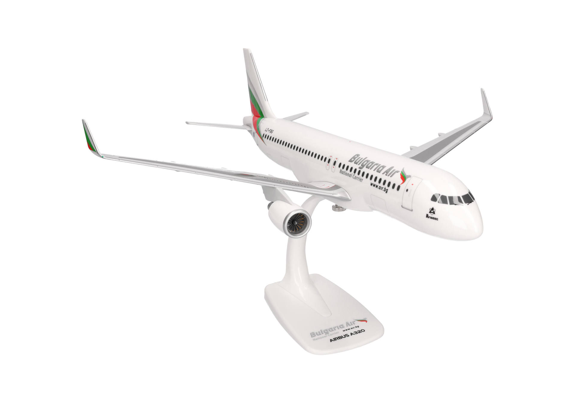 1:100 Airbus A320-214(WL) Bulgaria Air (Snap-Fit)