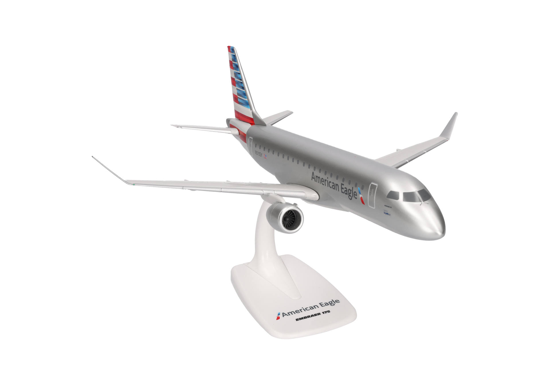 1:100 Embraer ERJ-175LR (ERJ-170-200 LR) American Eagle ″2010s″ Colors (Snap-Fit)