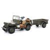 Willys Jeep w/Trailer Diecast US Army