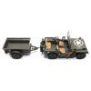 Willys Jeep w/Trailer Diecast US Army
