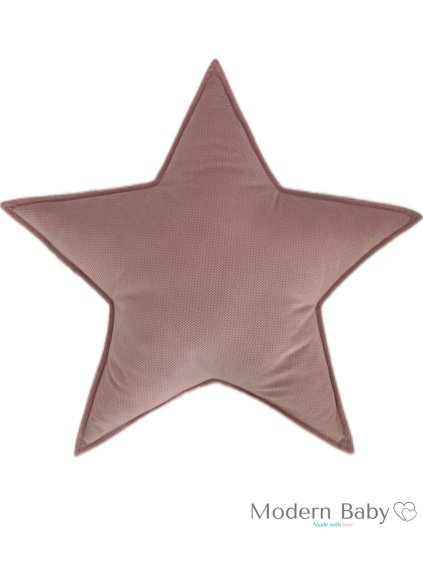 Hvìzdièka ze starorùžového velvetu