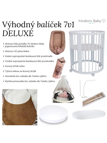 Výhodný balíèek 7v1 Deluxe (matrace 2v1 pìna+kokos)