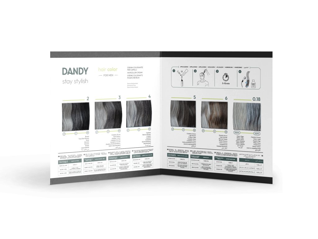 DANDY Color Cream Color Chart Mockup 03