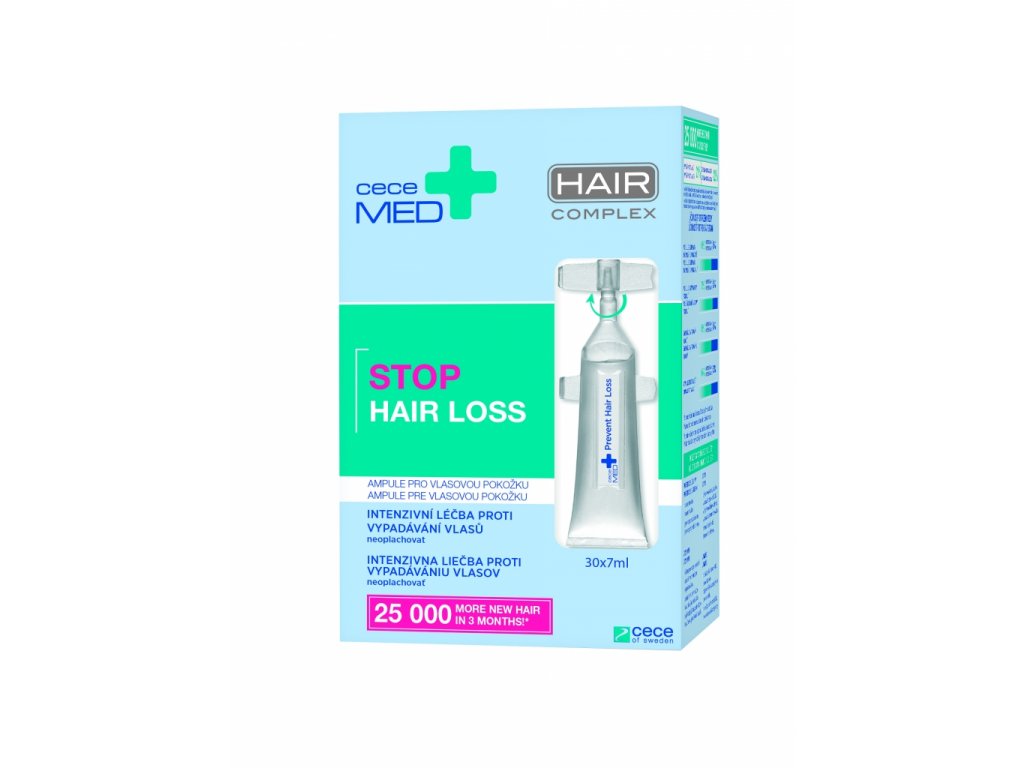 13489 cece med prevent hair loss scalp ampoules 30x 7 ml vlasove ampule proti vypadavani vlasu