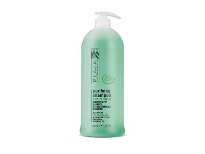 113 sampon pro mastne vlasy s extraktem z kopriv black professional purifiying shampoo 1000 ml