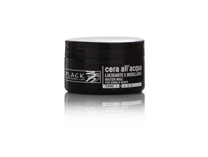 2549 vosk na vlasy pro mokry vzhled black water wax 100 ml