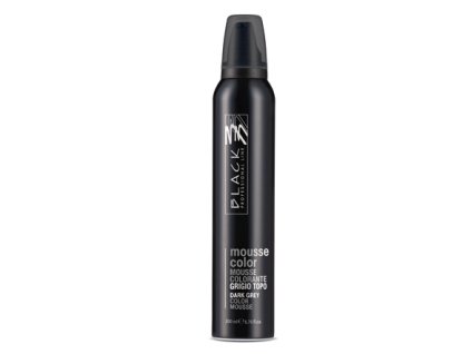 1325 1 barevna pena bez oplachovani black mousse color 200 ml tmave seda