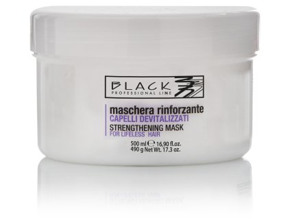 326 maska pro chemicky narusene vlasy black professional strengthening mask 500 ml