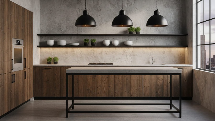 Trendy betonova stierka. Prečo sa hodí do kuchyne, kúpeľne aj exteriéru?