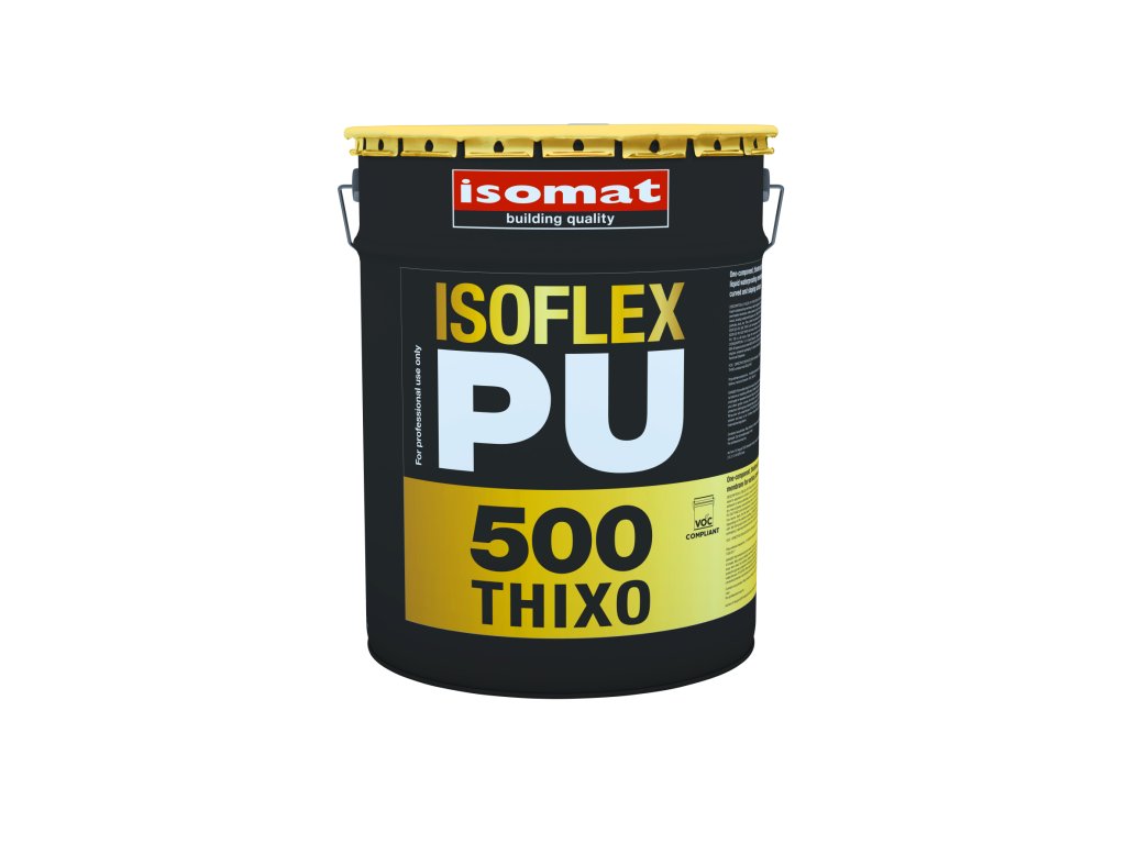 ISOFLEX-PU 500 THIXO - Tixotropná, polyuretánová hydroizolácia s UV ochranou pre šikmé povrchy