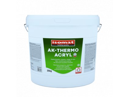 ISOMAT AK-THERMO ACRYL - Akrylový, vláknami vystužený náter pre tepelnoizolačné dosky