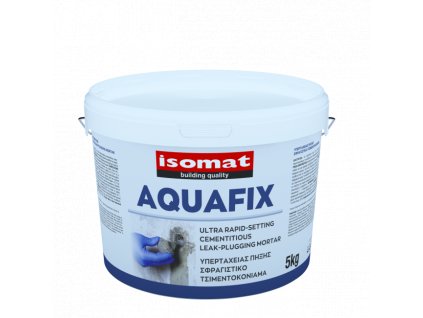 AQUAFIX - Rýchlo tuhnúci cement pre okamžité utesnenie úniku vody