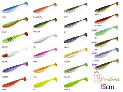 Umělá nástraha Delphin ZANDERA UVs / 5ks