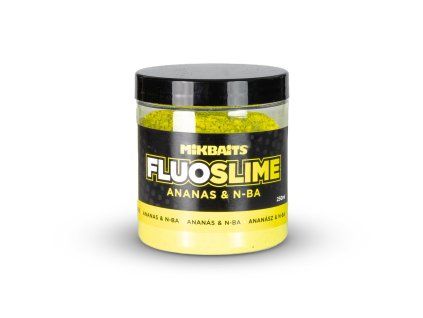 Mikbaits Fluo slime obalovací dip 100g Ananas N-BA