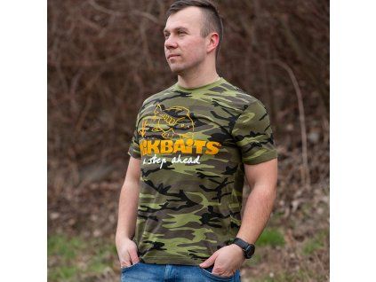 Mikbaits Tričko Mikbaits camou (Varianta M)