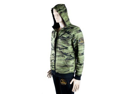Mikbaits Mikina Zip up camou (Varianta M)
