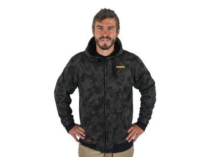 Mikbaits Bunda se zipem Black Camou Sherpa černá (Varianta M)