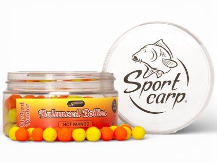 5481 6 sportcarp method feeder balanced boilies 9 mm 70 ml hot mango