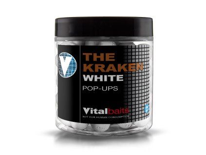 vitalbaits pop up the kraken white 80g 18mm