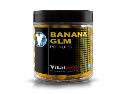 vitalbaits pop up banana glm 80g 18mm