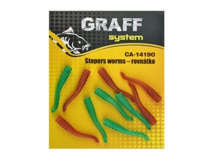 graff rovnatko stopers worms zelene hnede 10ks
