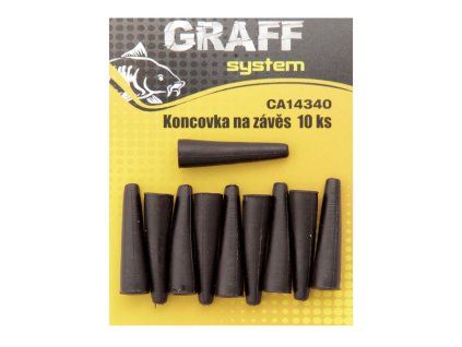 graff koncovka na zaves cerna