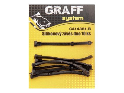 graff silikonovy zaves duo 10ks cerny