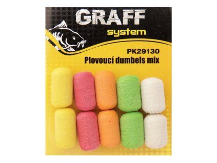 graff zig rig plovouci valecek 7x13mm mix barev 10ks