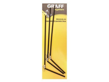 graff prujezd zahnuty specialist 20cm 3ks cerny