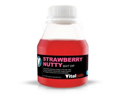 vitalbaits dip strawberry nutty 250ml